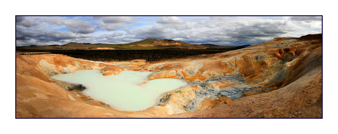 Panorama in Island, zusammengesetzt mit PTGui aus 6 Bildern