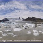 Panorama Island Fjallsarlon Nähe Jökulsarlon