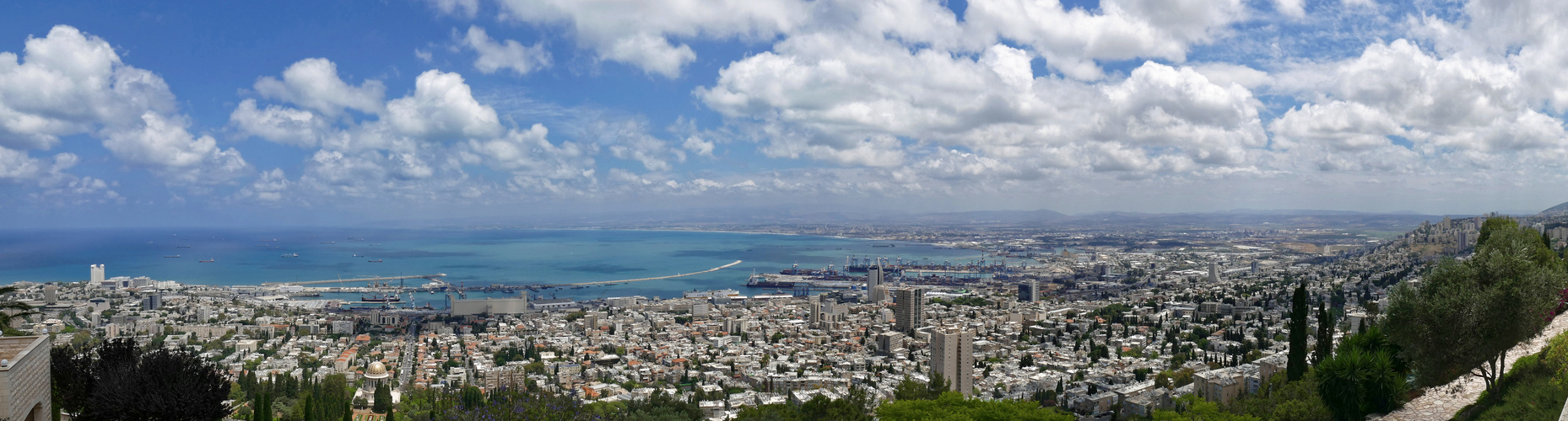 Panorama Israel - Blick auf Haifa