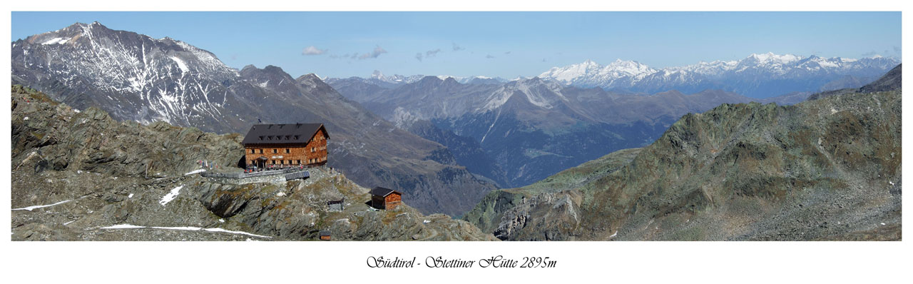 Panorama - Italien - Südtirol - Stettiner Hütte 2895m