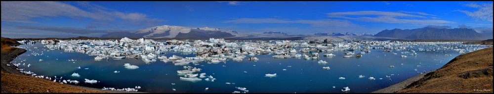 Panorama Jökulsárlón