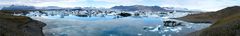 Panorama Jökulsárlón -- Island