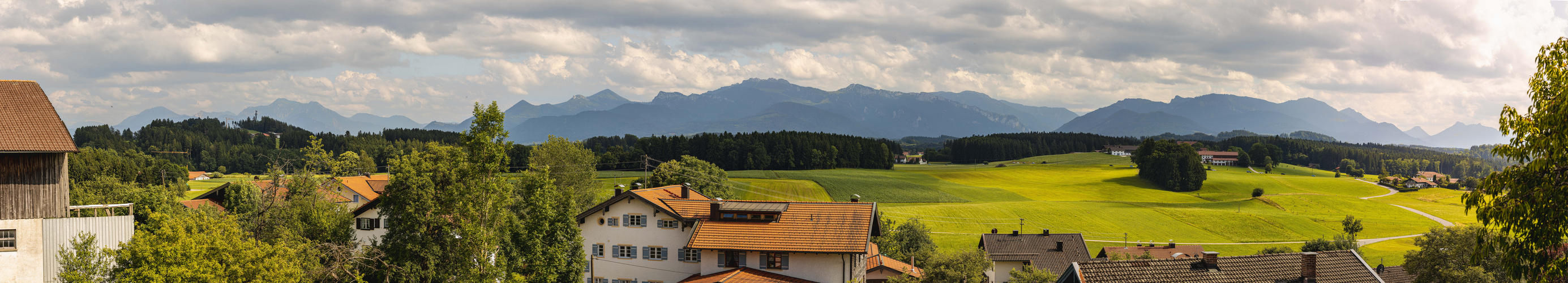 Panorama Kampenwand am Chiemsee...