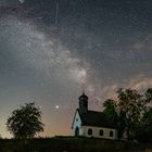 Panorama Kapelle im Licht der Milchstraße