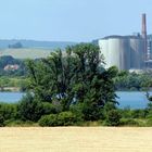 Panorama Kiesteich mit Zuckerfabrik Schladen