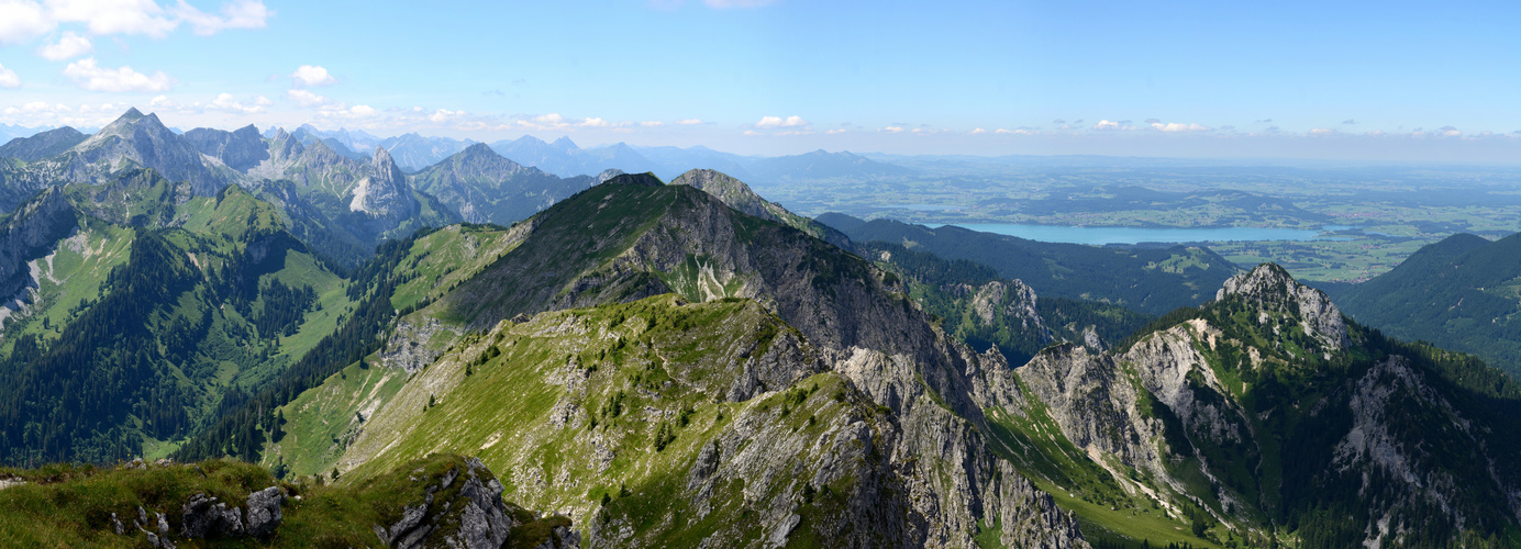 Panorama Klammspitze