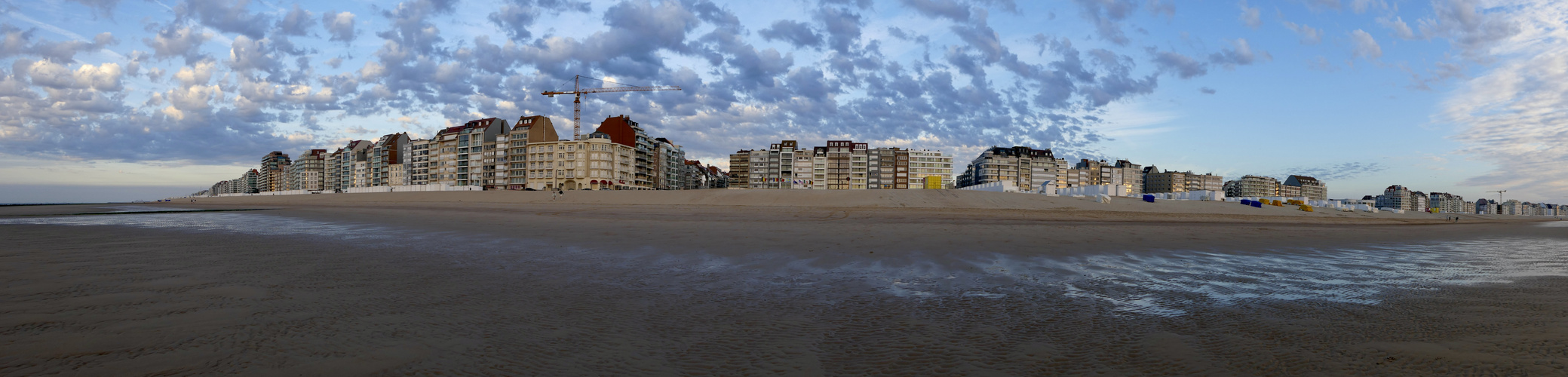 Panorama Knokke-Keist, Belgien