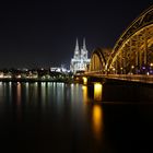 Panorama Köln bei Nacht