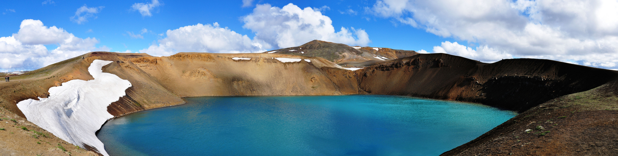 Panorama Krafla-Vulkankrater