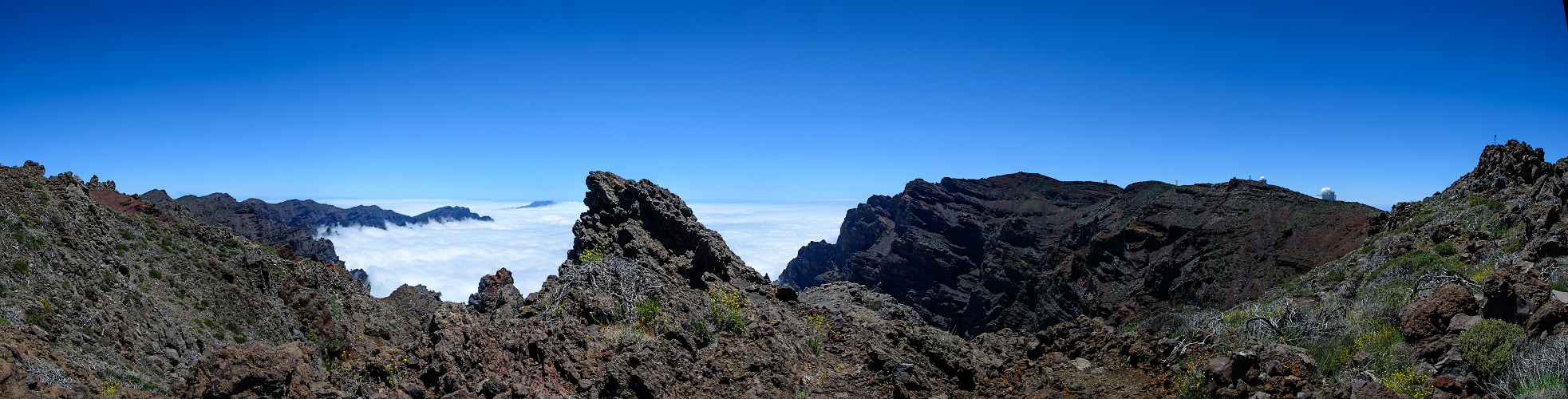 Panorama La Palma Kraterrand