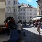 Panorama Laubengasse in Bozen, Südtirol