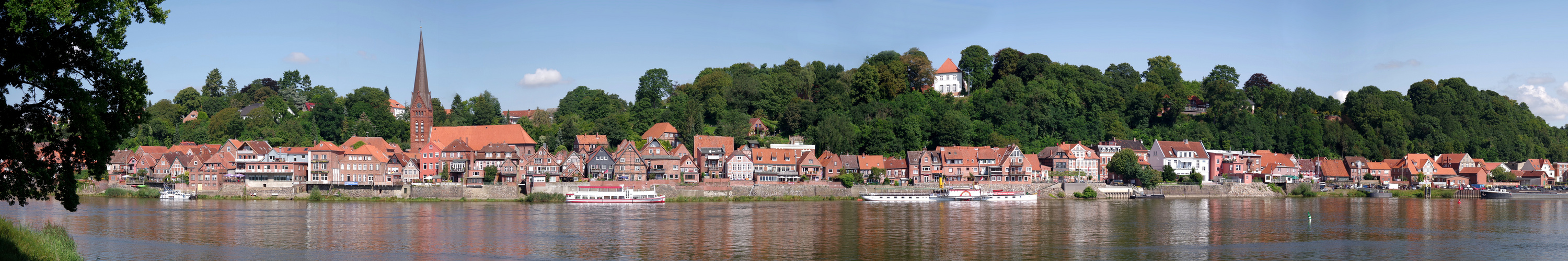 Panorama Lauenburg im Sommer