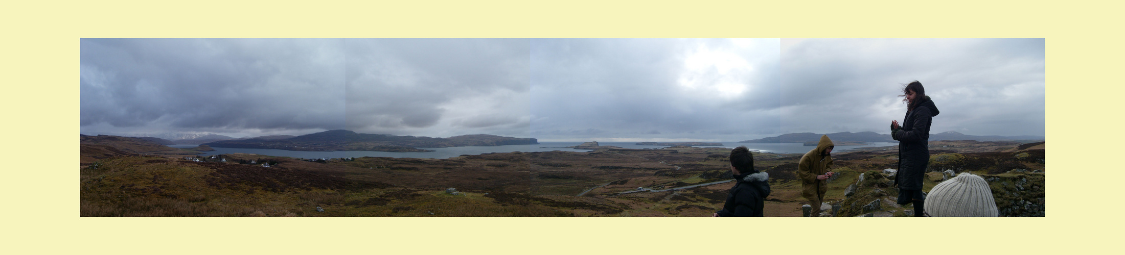 Panorama île de Skye, Ecosse