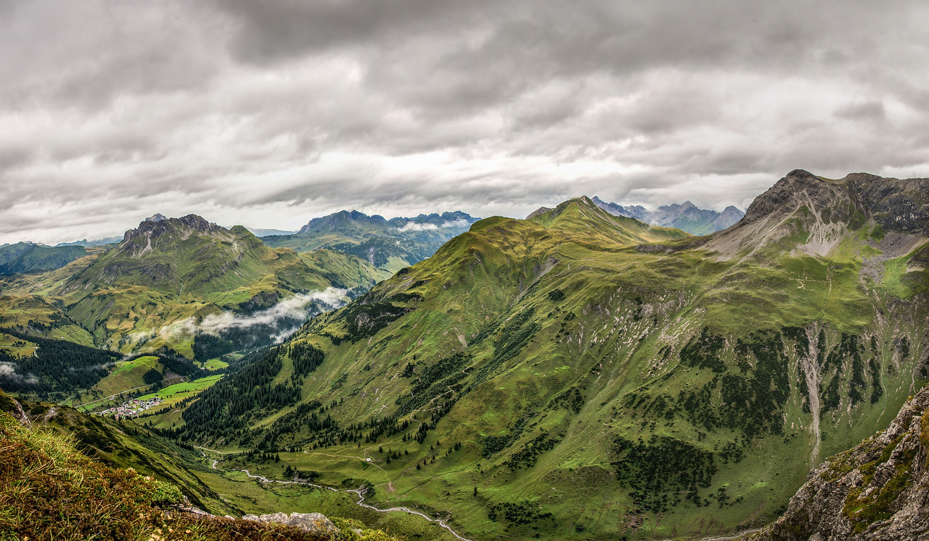 Panorama Lech am Arlberg