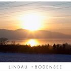 Panorama Lindau - Bodensee - Sonnenuntergang