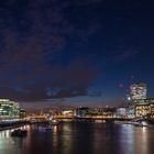 Panorama London zur blauen Stunde