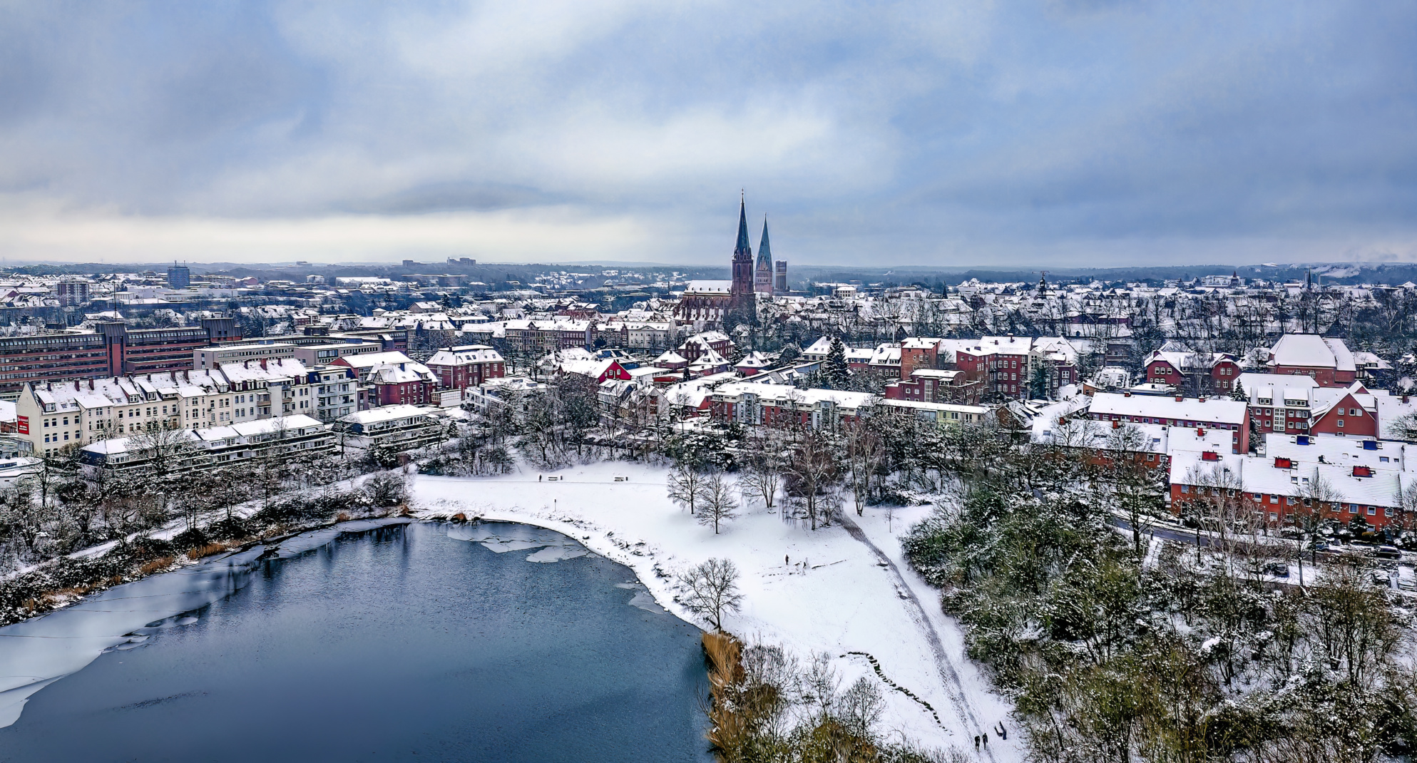 Panorama Lüneburg Winter