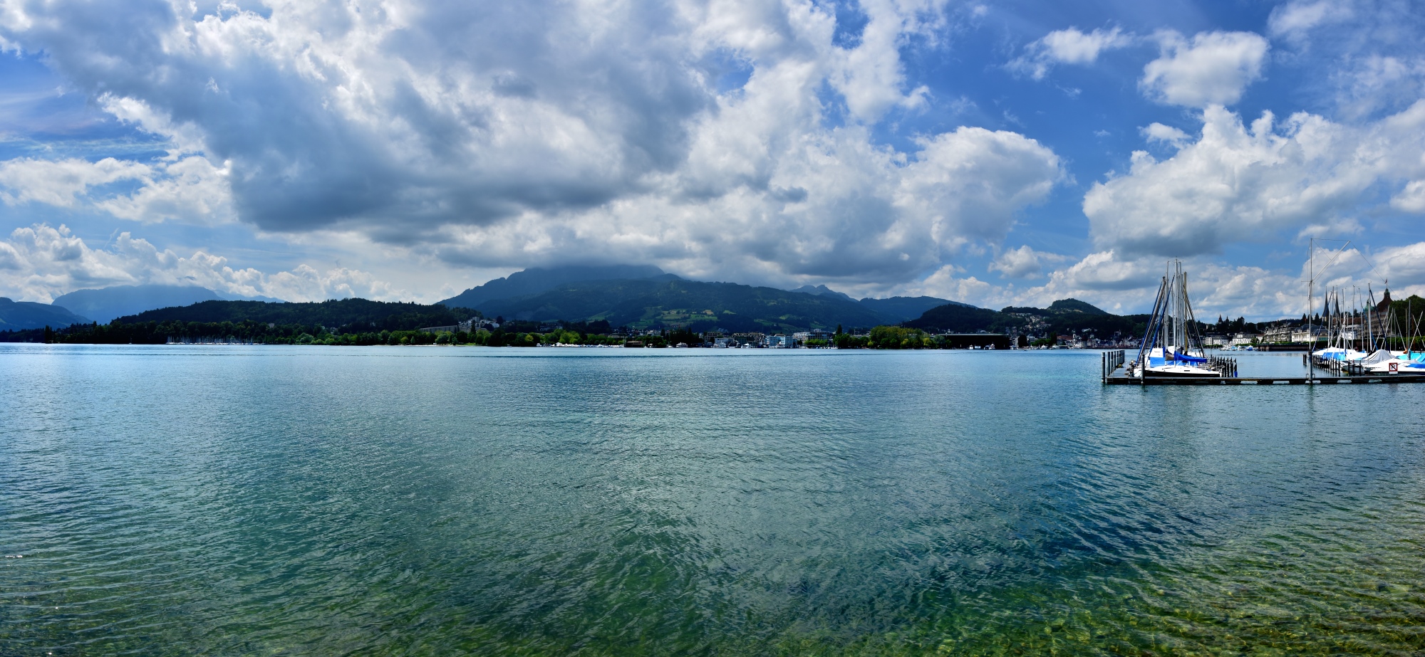 Panorama -  Luzernerquai, Luzern, Schweiz