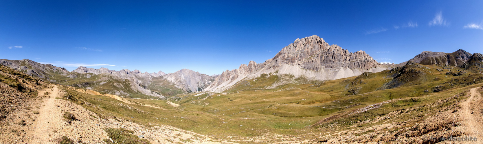 Panorama Maira-Stura Höhenstrasse