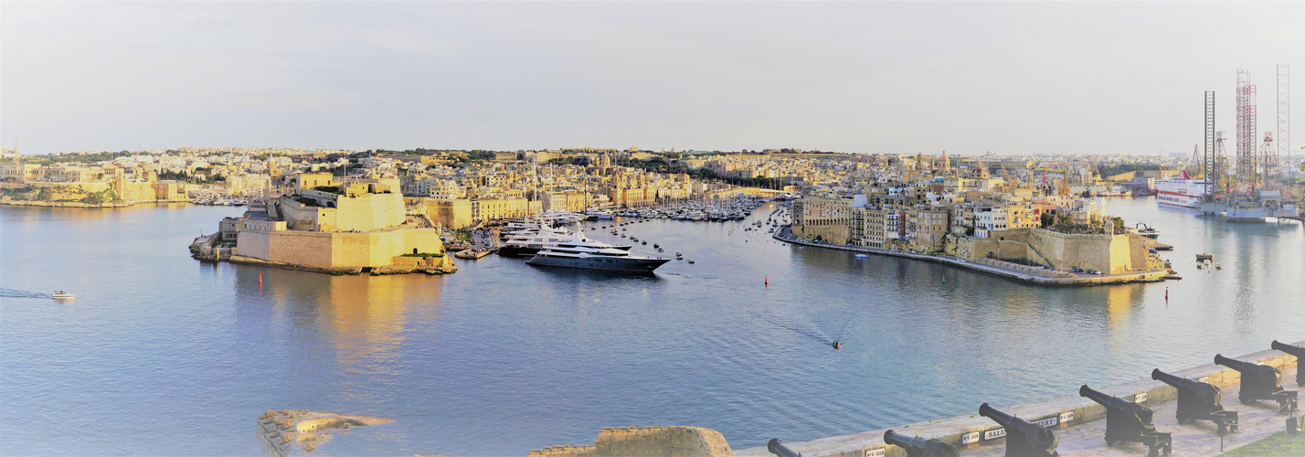 Panorama Malta Hafen