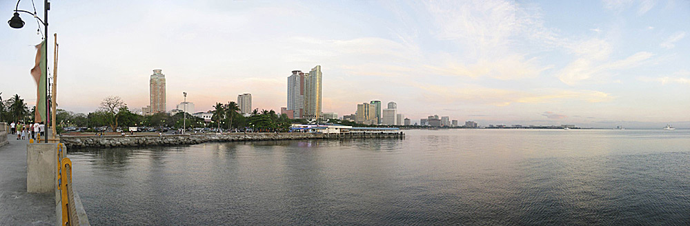 Panorama, Manila, Philippinen von Christian Aguilar