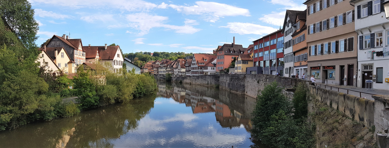       Panorama  -  Mauerstraße  in Schwäbisch Hall 