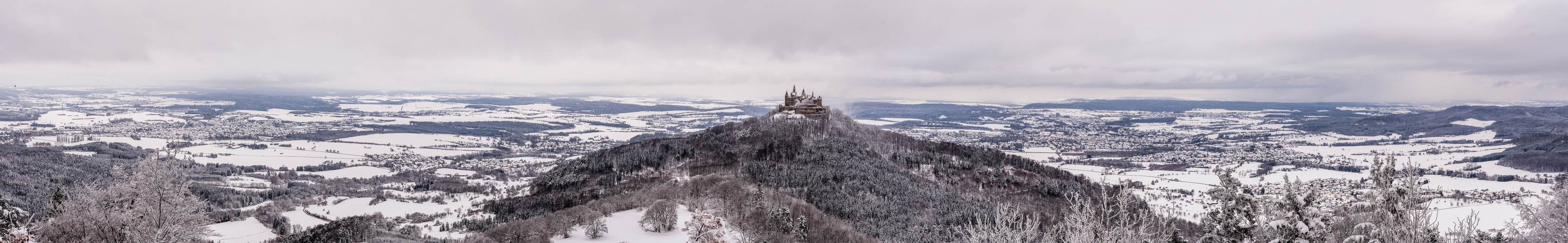 Panorama mit Burg Hohenzollern