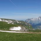 Panorama mit Chäserrugg und  Säntis