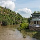 Panorama mit Hochwasser