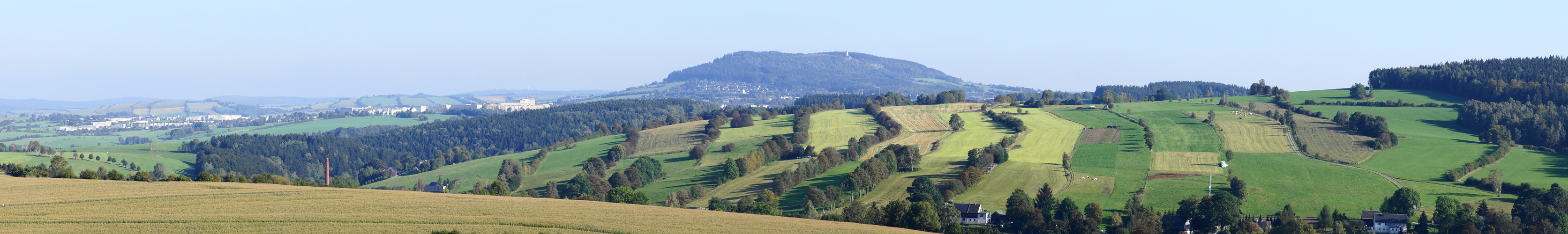 Panorama mit Pöhlberg