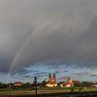 Panorama mit Regenbogen ....