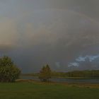 Panorama mit Regenbogen