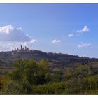 Panorama mit San Gimignano