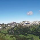 Panorama mit Walmendinger Horn und Ifen