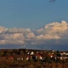 Panorama mit Wolkenbank