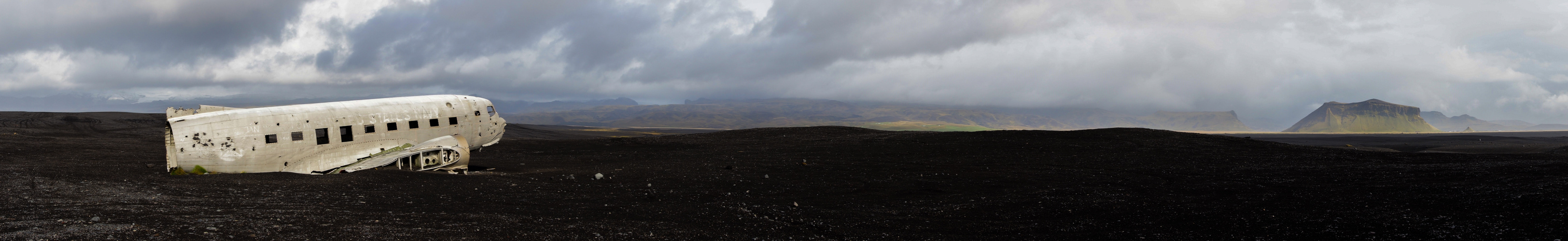 Panorama mit Wrack