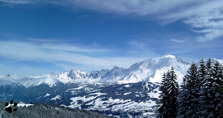 Panorama Mont Blanc ( a droite)