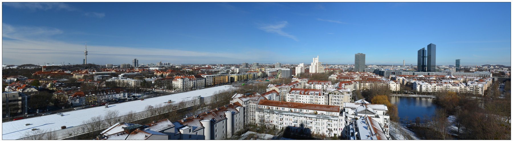 Panorama München Nord - Schwabinger Tor