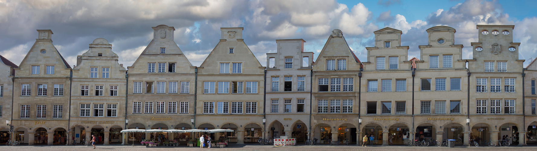 Panorama Münster Prinzipalmarkt