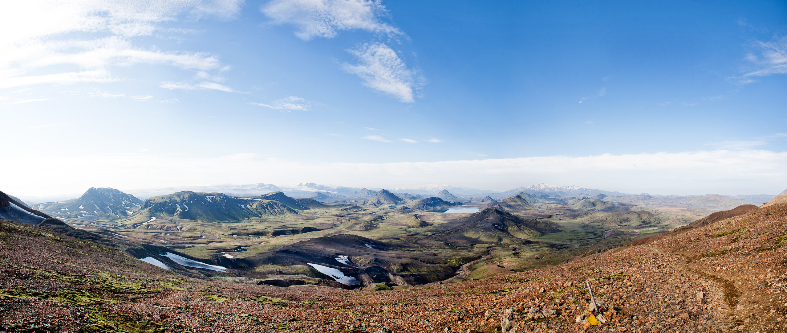 Panorama MYrdalsjökull / Eyjafjallajökull