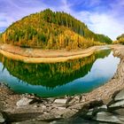 Panorama-Nagoldtalsperre im Herbst