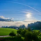 Panorama Nebel im Dorf