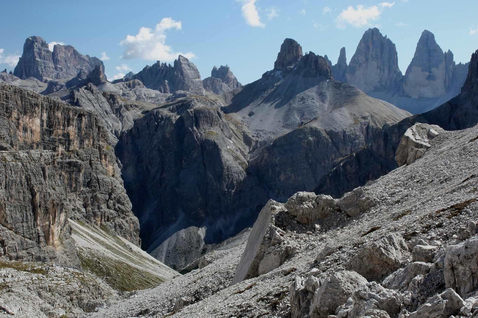 Panorama nelle Dolomiti di Sesto