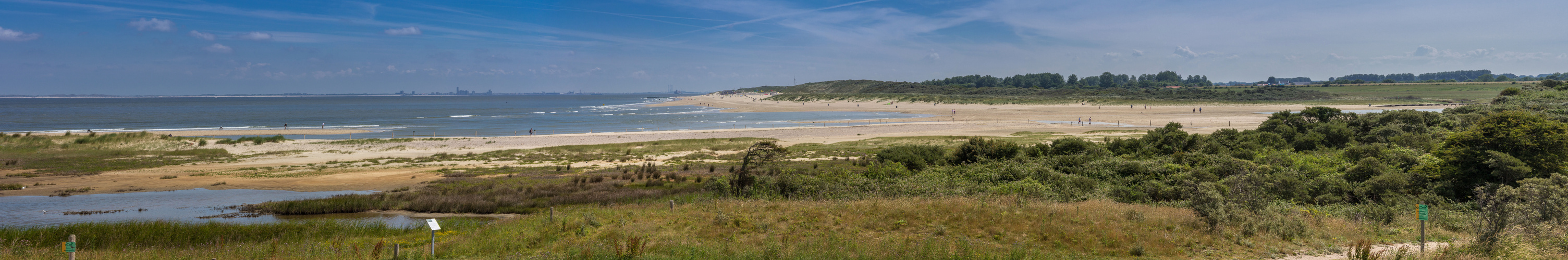 Panorama Nieuwvliet Bad