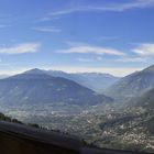 Panorama oberhalb von Meran am Taser Hühenweg