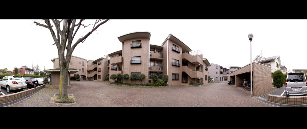 Panorama of apartment where I live