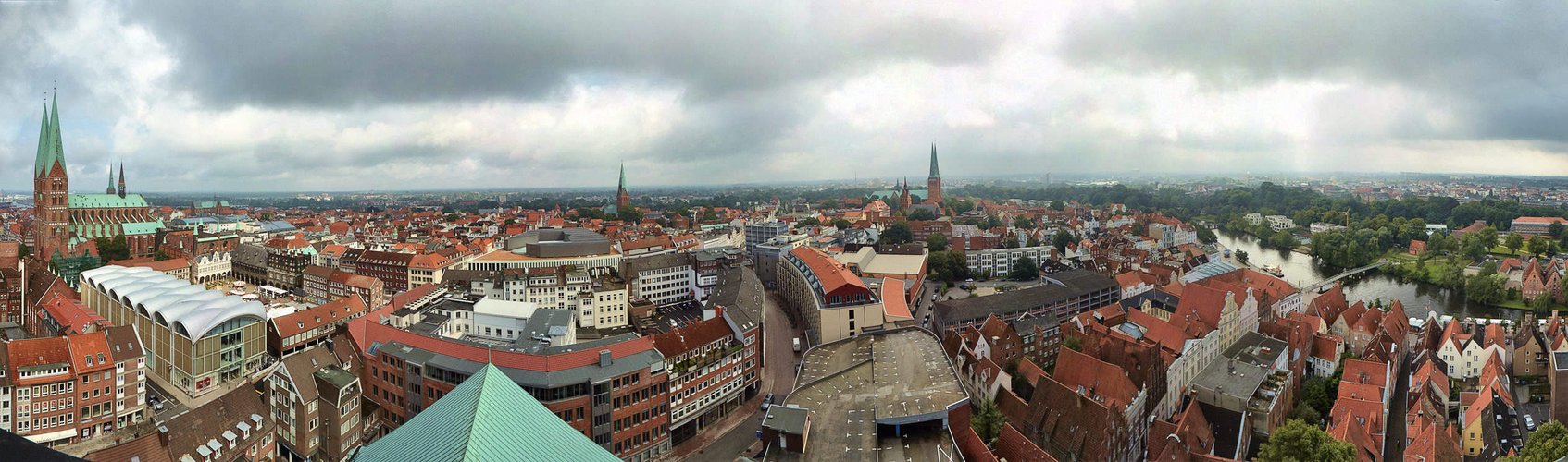 Panorama of Luebeck