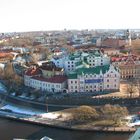 Panorama of Vyborg. The look from the tower of St. Olaf