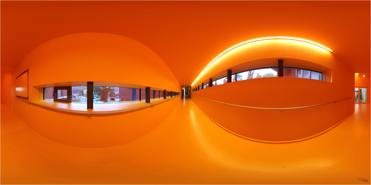 Panorama orange way