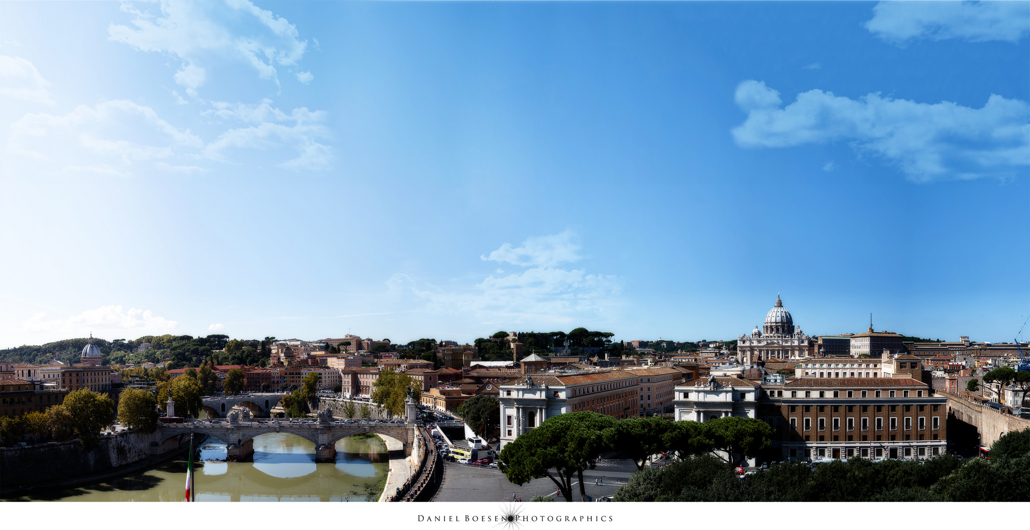 Panorama over Rome